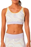 (EU) Спортивный Бра женский Asics Graphic Bra 2042A269, Белое (L)