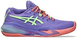 Кроссовки женские Asics Gel Resolution X Padel, Фиолетовые/Салатовые (р. 26)