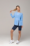 Лонгслив женский SURE ADCX42003, Голубой (M/L)
