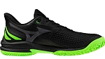 (EU) Кроссовки мужские Mizuno Wave Exceed Tour 7 Padel Black 61Gb2677, Чёрные (р. 45)