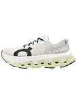 On Cloudmonster 3 Support Balance Rebound Running Shoes Men's Light Gray White
