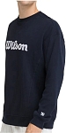 (EU) Толстовка мужская Wilson Parkside Crew, Синяя (2XL)