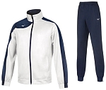 (EU) Костюм мужской Mizuno Team Kobe Knitted 32Eg7006C, Белый/Синий (L)