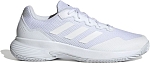 Кроссовки мужские Adidas GameCourt 2 M, Белые/Серебряные (р. 44)