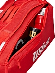 Сумка Wilson для тенниса Super Tour 6R 2025, Красная