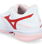 (EU) Кроссовки женские Mizuno Wave Exceed Court All Court White/Pink Women 61Ga2519, Белые (р. 42.5)