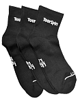 Носки унисекс TourSpin Средние 3 пары, Черные (р. 31)