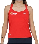 (EU) Майка женская Bullpadel Exima, Красная (2XL)
