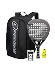(EU) Набор ракетка Bullpadel Game Pwr + Сумка Avant 2 + Овергрип Shockout+ Защитная лента + Банка геля Bullpadel Dry