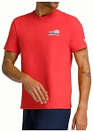 (EU) Футболка мужская Wilson Easy Street, Красная (L)