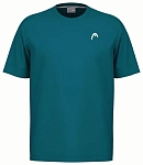 (EU) Футболка мужская Head Slice Ii, Бирюзово-голубая (2XL)