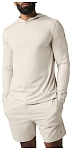 (CN) Лонгслив женский Alo Yoga Conquer Reform Long Sleeve With Hood с капюшоном, Белый (XL)
