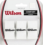 (EU) Овергрип для ракетки Wilson Profile WRZ4025WH, Белый (3 шт)