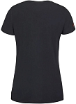 (EU) Футболка женская Babolat Exercise Flag Tee, Чёрная (XS)