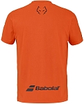 (EU) Футболка мужская Babolat Juan Lebrón, Оранжевая (L)