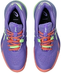 Кроссовки женские Asics Gel Resolution X Padel, Фиолетовые/Салатовые (р. 26)