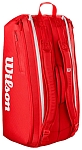 Сумка Wilson для тенниса Super Tour 9R 2025, Красная