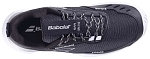 Кроссовки женские Babolat SFX Evo All Court, Чёрные/Серебряные, с технологией Michelin, широкой колодкой (р. EUR 37)
