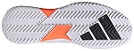 Кроссовки мужские Adidas Defiant Speed 2, Белые/Чёрные/Оранжевые (р. EUR 44.6)