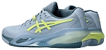 Кроссовки мужские Asics Gel-Resolution X, Серо-Голубой/Фисташковый, грунтовые (р. EUR 42)