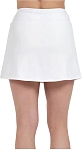 (EU) Юбка женская Bullpadel PARELE WOMAN SKIRT с встроенными шортами, Белая (L)